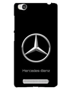 Чехол для Xiaomi Redmi 4A с картинкой «Mercedes Silver Logo»