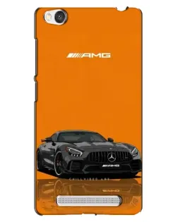 Чехол для Xiaomi Redmi 4A с картинкой «Оранжевый Mercedes AMG»