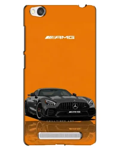 Чехол для Xiaomi Redmi 4A с картинкой «Оранжевый Mercedes AMG»