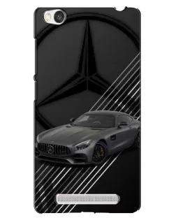 Чехол для Xiaomi Redmi 4A с картинкой «Mercedes AMG — графика»