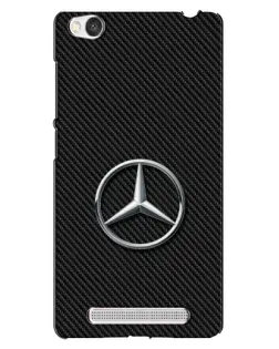 Чехол для Xiaomi Redmi 4A с картинкой «Карбоновый Mercedes стиль»