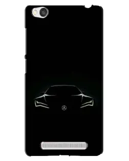 Чехол для Xiaomi Redmi 4A с картинкой «Mercedes — силуэт авто»