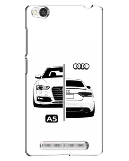 Чехол для Xiaomi Redmi 4A с картинкой «Audi — контрастный дизайн»