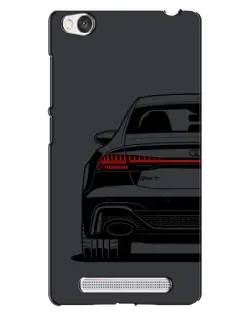 Чехол для Xiaomi Redmi 4A с картинкой «Задняя часть Audi — арт»