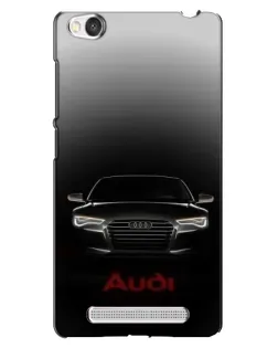 Чехол для Xiaomi Redmi 4A с картинкой «Audi — градиентный контур»