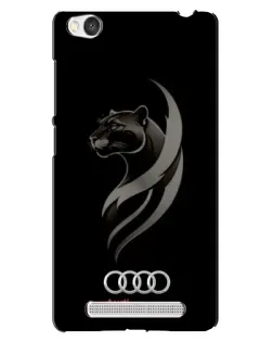Чехол для Xiaomi Redmi 4A с картинкой «Графика — пантера и Audi»
