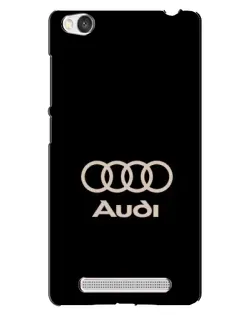 Чехол для Xiaomi Redmi 4A с картинкой «Audi — золотой логотип»