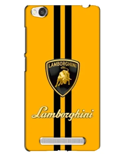 Чехол для Xiaomi Redmi 4A с картинкой «Lamborghini Stripe желтый»