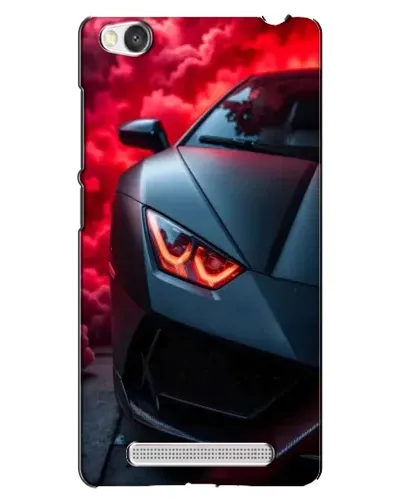 Чехол для Xiaomi Redmi 4A с картинкой «Lamborghini красное сияние»