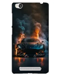 Чехол для Xiaomi Redmi 4A с картинкой «Lamborghini дымная эстетика»