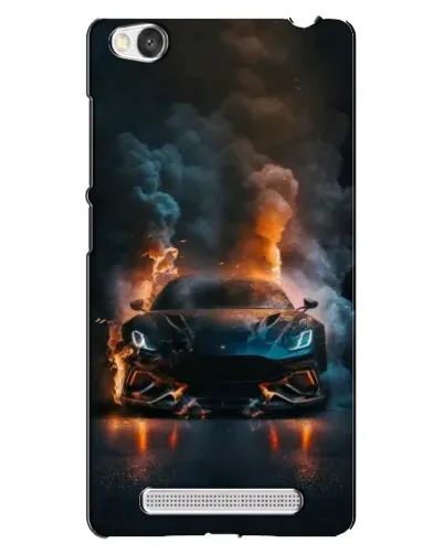Чехол для Xiaomi Redmi 4A с картинкой «Lamborghini дымная эстетика»