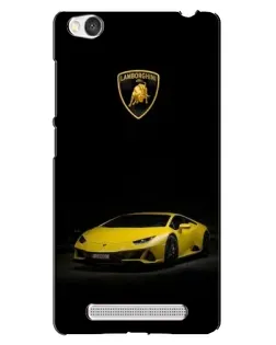 Чехол для Xiaomi Redmi 4A с картинкой «Lamborghini желтый акцент»
