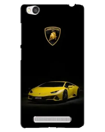Чехол для Xiaomi Redmi 4A с картинкой «Lamborghini желтый акцент»