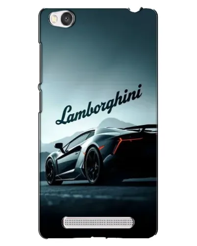 Чехол для Xiaomi Redmi 4A с картинкой «Классическая надпись Lamborghini»