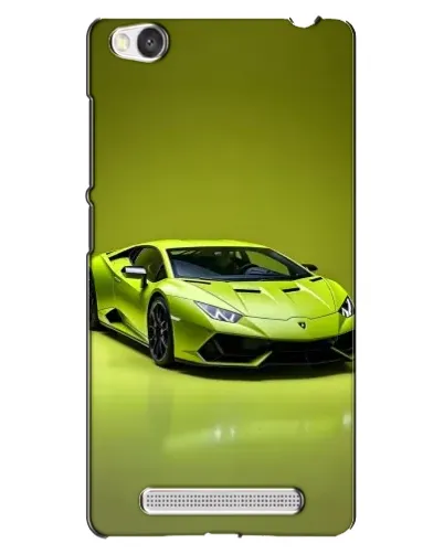Чехол для Xiaomi Redmi 4A с картинкой «Салатовый Lamborghini Huracan»
