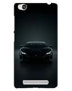 Чехол для Xiaomi Redmi 4A с картинкой «Черный Lamborghini Aventador»