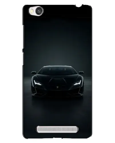 Чехол для Xiaomi Redmi 4A с картинкой «Черный Lamborghini Aventador»
