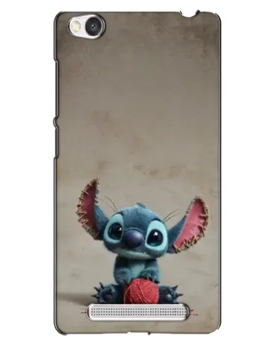 Чехол для Xiaomi Redmi 4A с картинкой «Стич на коричневом фоне»