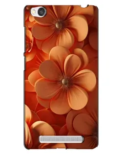 Чохол для Xiaomi Redmi 4A з картинкою «Помаранчева макро квітка»