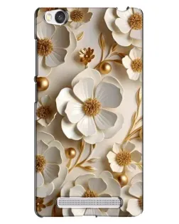 Чохол для Xiaomi Redmi 4A з картинкою «Білі паперові квіти»