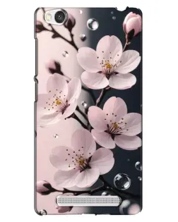 Чохол для Xiaomi Redmi 4A з картинкою «Ніжня сакура та краплі»