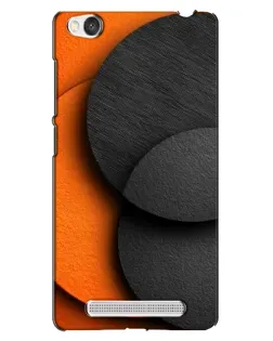 Чохол для Xiaomi Redmi 4A з картинкою «Геометрія помаранчевих кіл»