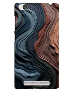 Чохол для Xiaomi Redmi 4A з картинкою «Кольорові хвилі каньйону»