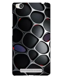 Чохол для Xiaomi Redmi 4A з картинкою «Об'ємна темна решітка»