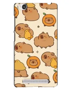 Чехол для Xiaomi Redmi 4A с картинкой «Капибары с апельсинами»