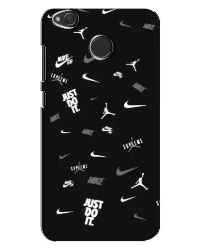 Чехол для Xiaomi Redmi 4X с картинкой «Nike Black Pattern» Чехол для Xiaomi Redmi 4X с картинкой «Nike Black Pattern»