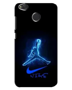 Чехол для Xiaomi Redmi 4X с картинкой «Jordan Neon Blue»