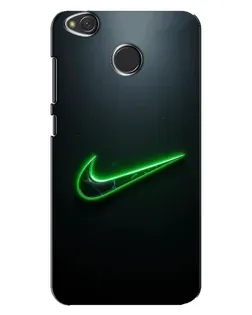 Чохол для Xiaomi Redmi 4X з картинкою «Неоновий контур Nike»