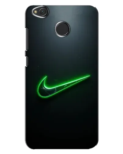 Чехол для Xiaomi Redmi 4X с картинкой «Неоновый контур Nike»