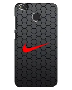 Чехол для Xiaomi Redmi 4X с картинкой «Nike — карбоновая сетка»