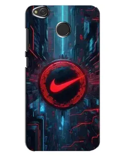 Чехол для Xiaomi Redmi 4X с картинкой «Техногенный стиль Nike»