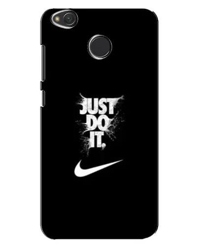 Чехол для Xiaomi Redmi 4X с картинкой «Текстовый принт Nike»