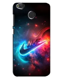 Чехол для Xiaomi Redmi 4X с картинкой «Огненный логотип Nike»
