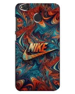 Чехол для Xiaomi Redmi 4X с картинкой «Nike в абстракции»