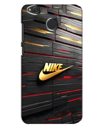 Чехол для Xiaomi Redmi 4X с картинкой «Золотой Nike на металле»