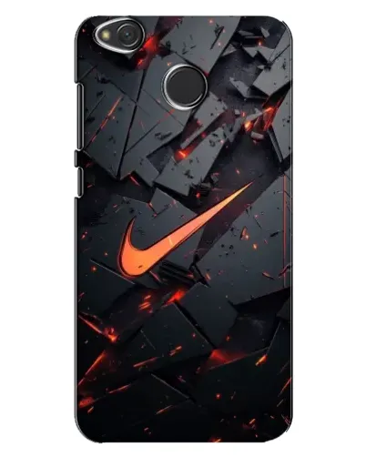 Чехол для Xiaomi Redmi 4X с картинкой «Nike — эффект разломов»