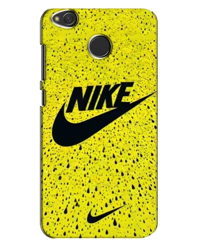 Чехол для Xiaomi Redmi 4X с картинкой «Желтый текстурный Nike»