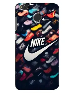 Чехол для Xiaomi Redmi 4X с картинкой «Коллекция кроссовок Nike»