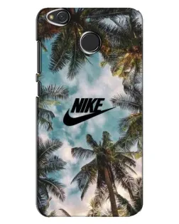 Чехол для Xiaomi Redmi 4X с картинкой «Тропический принт Nike»