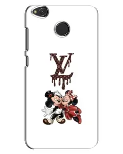 Чехол для Xiaomi Redmi 4X с картинкой «LV и Микки Маус»