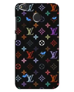 Чехол для Xiaomi Redmi 4X с картинкой «Цветная монограмма LV»