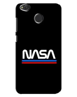 Чехол для Xiaomi Redmi 4X с картинкой «NASA — классика Red Blue»
