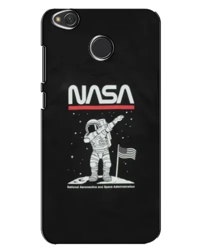 Чехол для Xiaomi Redmi 4X с картинкой «NASA — шагаем по Луне»