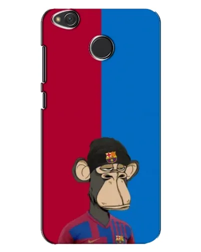 Чехол для Xiaomi Redmi 4X с картинкой «Bored Ape — фанат Барсы»