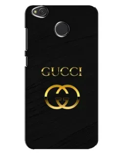 Чехол для Xiaomi Redmi 4X с картинкой «Золотой логотип Gucci»