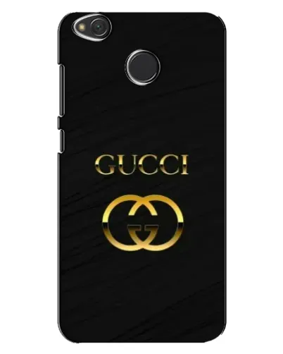 Чехол для Xiaomi Redmi 4X с картинкой «Золотой логотип Gucci»